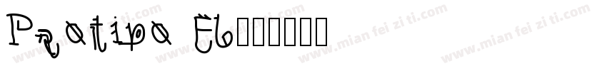 Protipo Eb字体转换